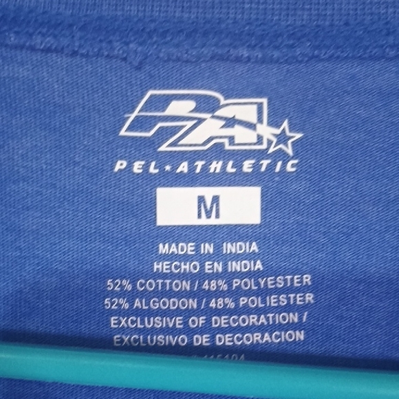 CONNOR Blue Tee with Tan Graphic - Picture 2 of 4